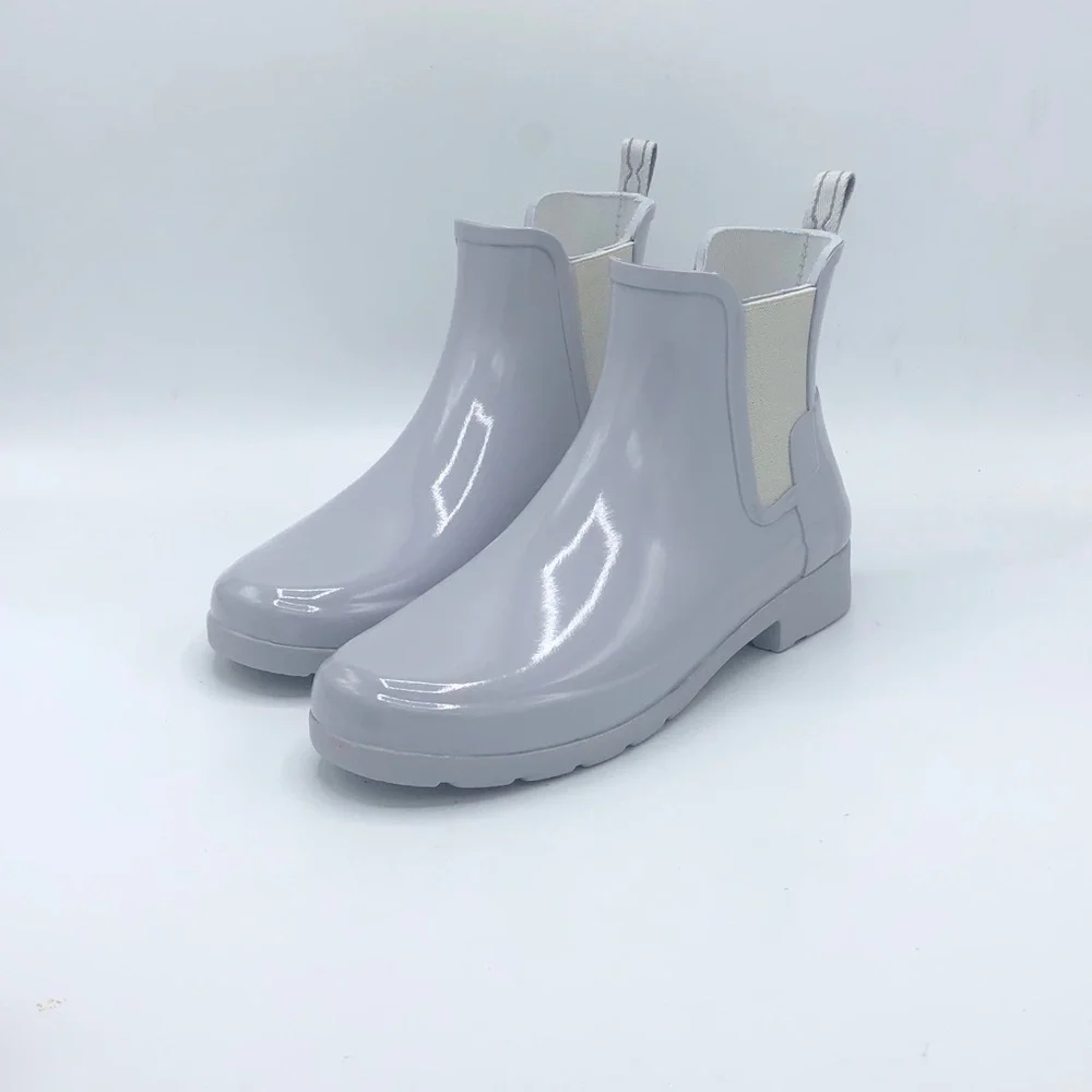 7W -‎ [NEW] Women's Hunter Original Refined Chelsea Rain Boot Gray WFS1017RGL